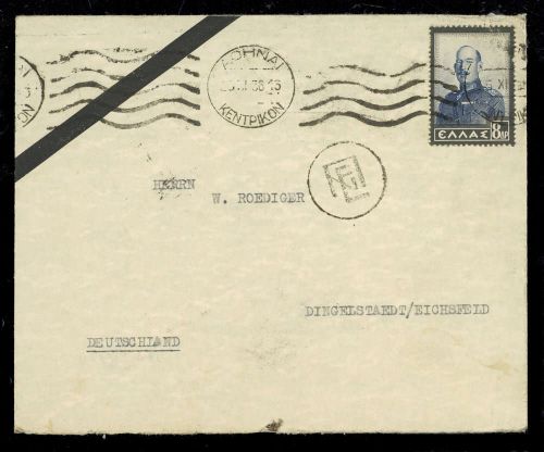 1936, Griechenland, 164, Brief