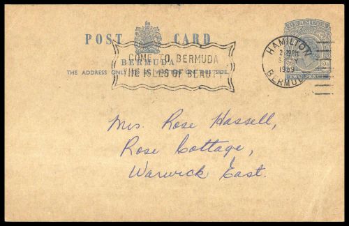 1959, Bermuda, Brief
