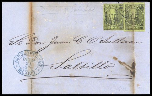 1870, Mexiko, 61 (2), Brief