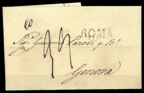 Italien Staaten Kirchenstaat, Brief