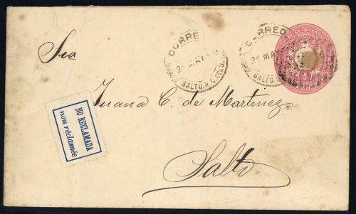 1897, Uruguay, U 9, Brief