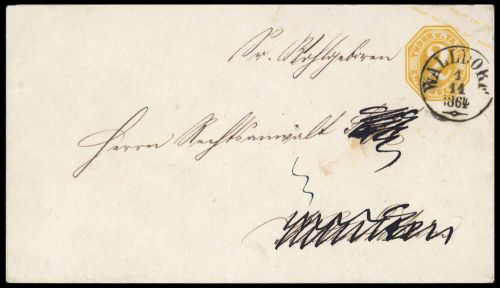 Altdeutschland Thurn und Taxis, U 21 II A, Brief