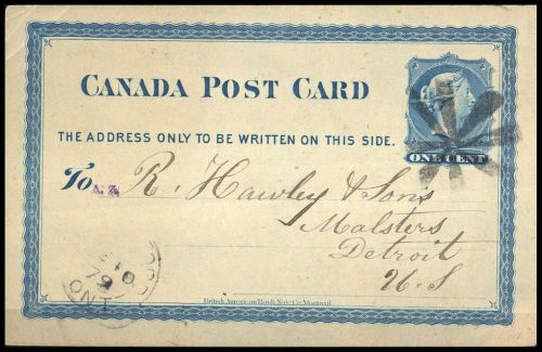 1877, Canada, P 2, Brief