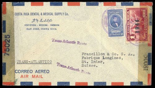 1943, Costa Rica, 360, 317, Brief