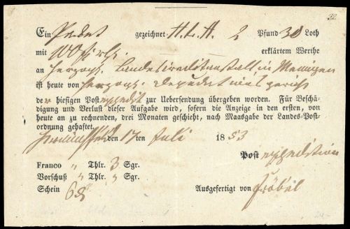 Altdeutschland Thurn und Taxis