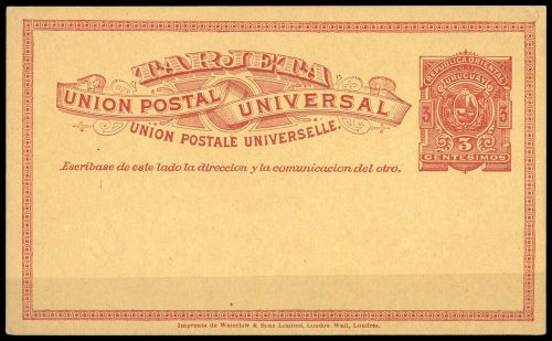 1892, Uruguay, P 14, Brief