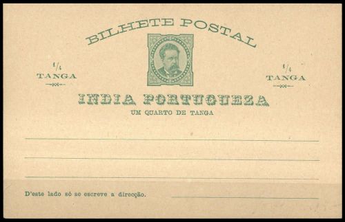 1886, Portugiesisch Indien, P 3 a, Brief