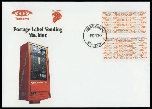 1988, Singapur, A 1, FDC