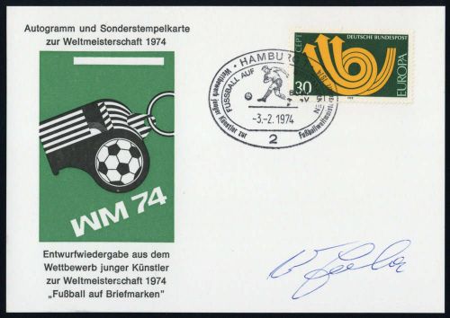 1974, Sport u. Spiel,Fussball,Weltmeisterschaften, 768, Brief