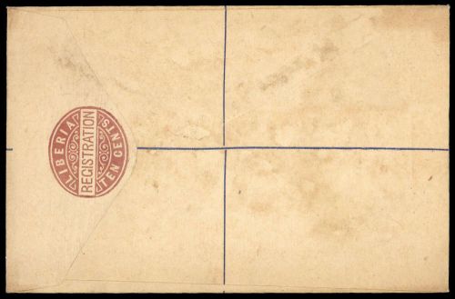 1892, Liberia, EU 6, Brief