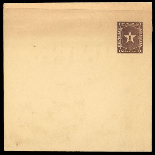 1893, Liberia, S 1 b, Brief