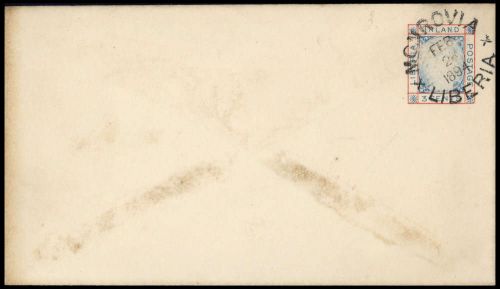 1891, Liberia, U 1, Brief