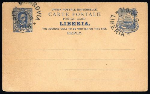 1892, Liberia, P 5, Brief