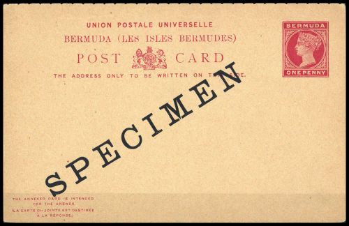 1893, Bermuda, P 8 F SP, Brief