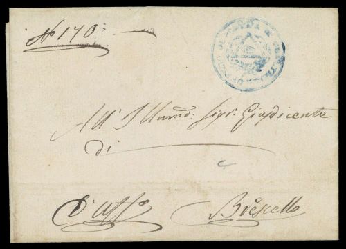 1828, Italien, Brief