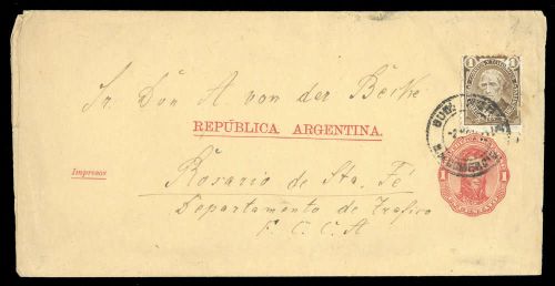 1878, Argentinien, S 1 u.a., Brief