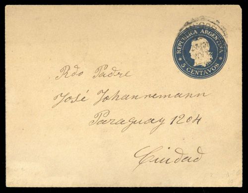 1901, Argentinien, UB 6 b, Brief