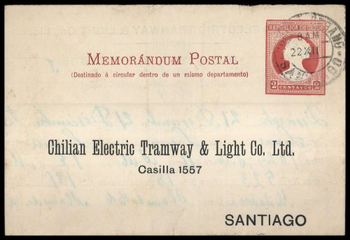 1900, Chile, UB 1, Brief