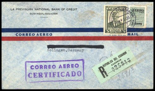 1946, Ecuador, 603, 787, Brief