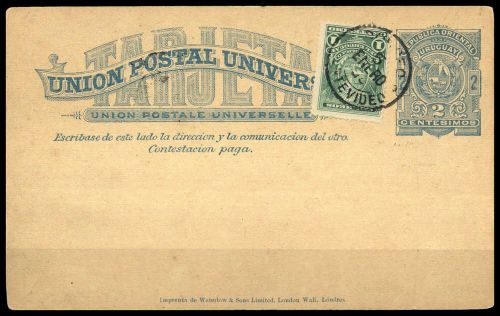 1892, Uruguay, P 12 I, Brief