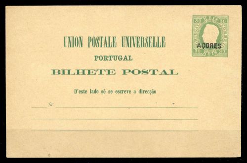 1879, Azoren, P 8, Brief