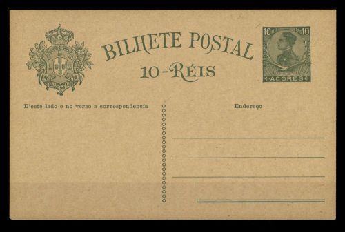 1910, Azoren, P 36, Brief