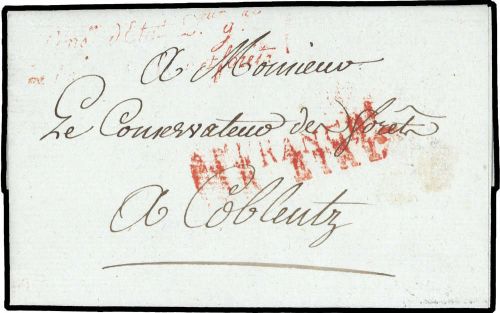 1811, Frankreich, Brief