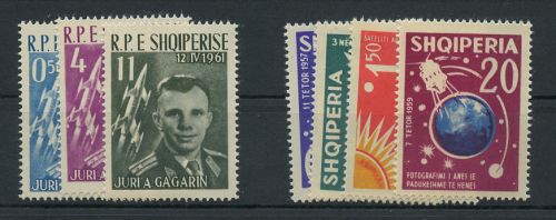 1962, Weltraum,Raumfahrt,sonstige, 642-44 u.a., **