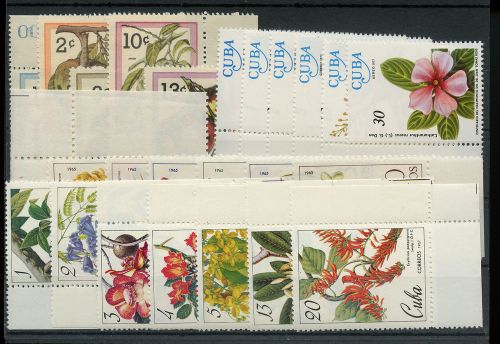 1963, Natur,Blumen,allgemein, 859-63 u.a., **