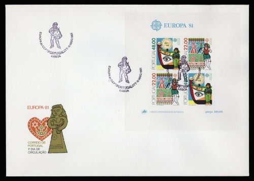 1981, Int.Organisationen,CEPT,, Block 32, FDC
