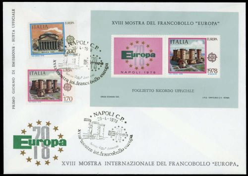 1978, Int.Organisationen,CEPT,, 1608 Bl., FDC