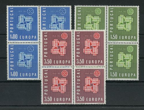 1961, Int.Organisationen,CEPT,, 907-09 (4), **