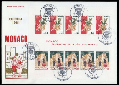 1981, Int.Organisationen,CEPT,, Bl. 17, FDC