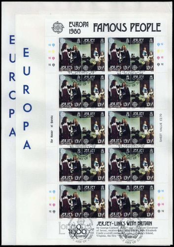 1980, Int.Organisationen,CEPT,, 219-22 KB, FDC