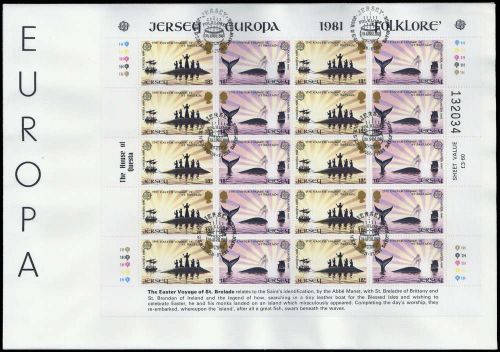 1981, Int.Organisationen,CEPT,, 253-56 KB, FDC