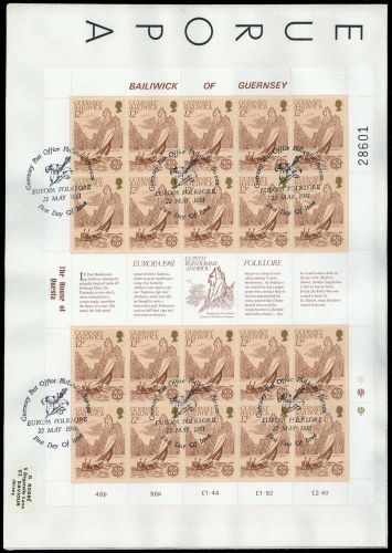 1981, Int.Organisationen,CEPT,, 223-24 KB, FDC
