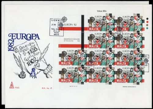 1982, Int.Organisationen,CEPT,, 661-62 KB, FDC