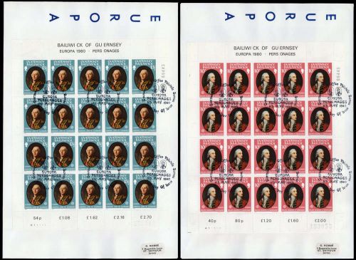 1980, Int.Organisationen,CEPT,, 204-05 KB, FDC