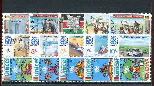 1986, Kenia, 365-69 u.a., **