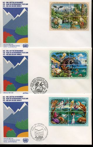 1991, UNO Genf, 194-97 u.a., FDC