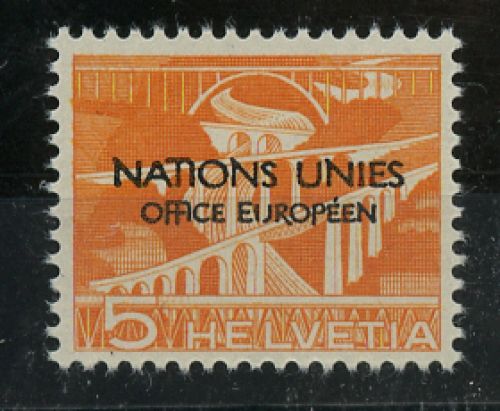 1950, Schweiz Europäisches Amt der Vereinten Nationen ONU, 1 ...