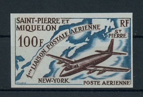 1964, St. Pierre et Miquelon, 407 U, **