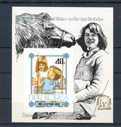 1982, Tiere,Säugetiere,Pferde, Block A 113 B, **