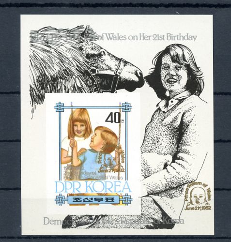 1982, Geschichte,Adel,Englischer Adel, Block A 113 B, **