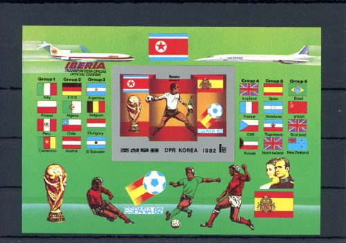 1982, Sport u. Spiel,Fussball,Weltmeisterschaften, Bl.118 B, **