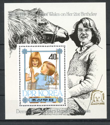 1982, Geschichte,Adel,Englischer Adel, Block A 113 A, **