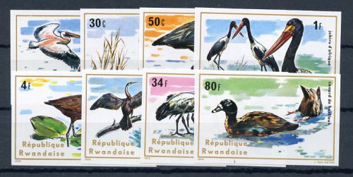 1975, Tiere,Vögel,allgemein, 711-18 B, **