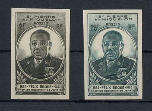 1945, St. Pierre et Miquelon, 338-39 U, **