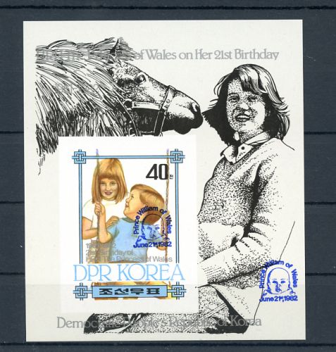 1982, Geschichte,Adel,Englischer Adel, Block A 113 B, **