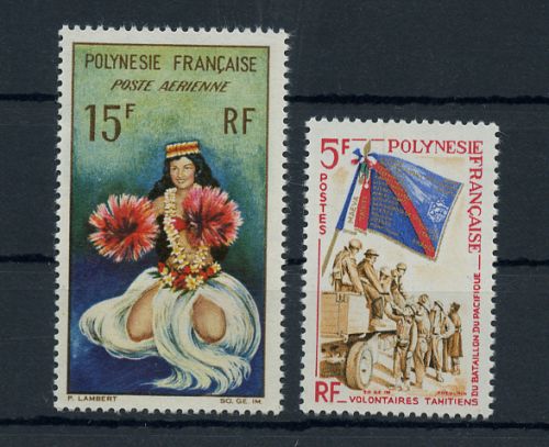 1964, Französisch Polynesien, 35-36, **